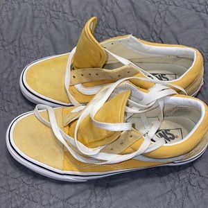 Yellow Vans Size 9.5